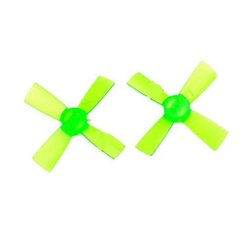 ZJNWTVUH 2 Paare 1735 1,7 Zoll 43 mm CW CCW -Propeller Kompatibel mit pinselfreie FPV -Rennsport -Drohnen Quadcopter mit 1,5 mm Wellenloch(Green) von ZJNWTVUH