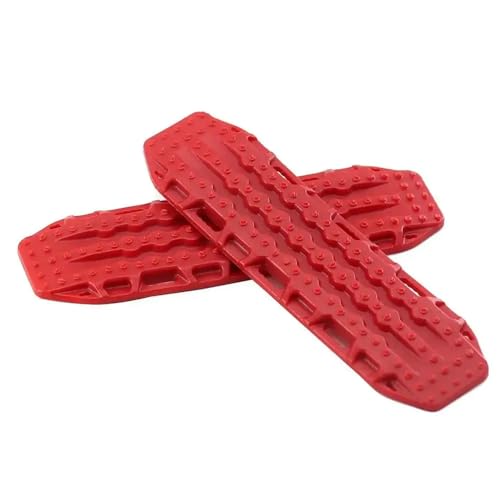 ZJNWTVUH 2PCS Plastic Escape Board Kompatibel mit RC Crawler Cars kompatibel mit 1/18 1/24 Modellen wie Bronco und SCX24 DIY -Zubehör(Red) von ZJNWTVUH