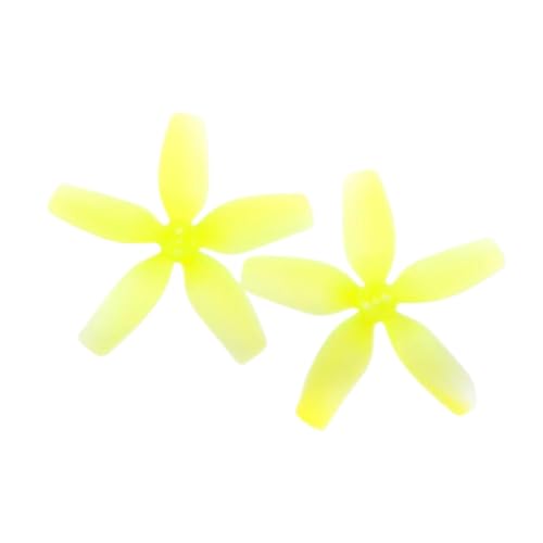 ZJNWTVUH 2pairs 4pcs dt2.9x2.5x5 2925 Propeller kompatibel mit Avata FPV Drohne DIY -Zubehör(Yellow) von ZJNWTVUH