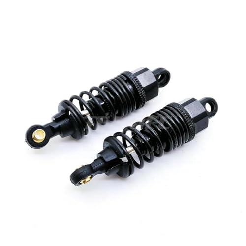 ZJNWTVUH 2pcs 68 mm Aluminium-Stoßdämpfer mit 1/10 Onroad-Drift-Autos kompatibel(2pc Black) von ZJNWTVUH