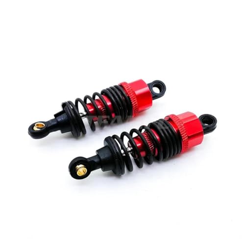 ZJNWTVUH 2pcs 68 mm Aluminium-Stoßdämpfer mit 1/10 Onroad-Drift-Autos kompatibel(2pc red) von ZJNWTVUH