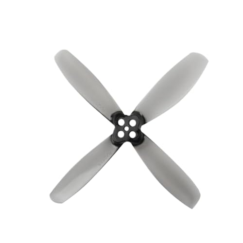 ZJNWTVUH 4 Paar 2,5-Zoll-Propeller CW CCW Kompatibel mit RC Drone FPV Racing Ersatzzubehör kompatibel mit RotorX 2535(Transparent Grey) von ZJNWTVUH