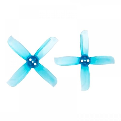 ZJNWTVUH 4 Paare 2036 2x3,6x4 4-Propeller kompatibel mit 1105 1106 1108 RC Drone Quadcopter FPV Racing bürstenlosen Motor(Clear Blue) von ZJNWTVUH