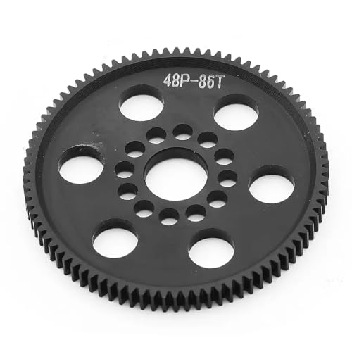 ZJNWTVUH 48p Spur Gear Upgrade Set 75T 78T 82T 85T 88T 90T kompatibel mit 3Racing S XI XIS CS D4 D5 1/10 RC -Autoteile(86T) von ZJNWTVUH