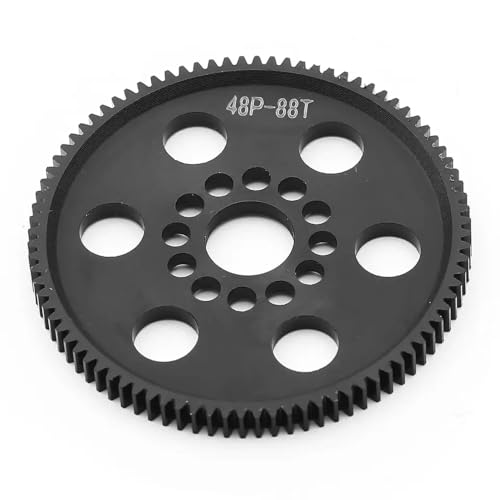 ZJNWTVUH 48p Spur Gear Upgrade Set 75T 78T 82T 85T 88T 90T kompatibel mit 3Racing S XI XIS CS D4 D5 1/10 RC -Autoteile(88T) von ZJNWTVUH