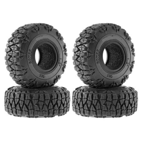 ZJNWTVUH 4pcs 58 mm 1,0 Zoll weiche Gummi -Radreifen Kompatibel mit 1/18 und 1/24 RC Crawler -Autos im Maßstab mit verschiedenen Modellen kompatibel von ZJNWTVUH