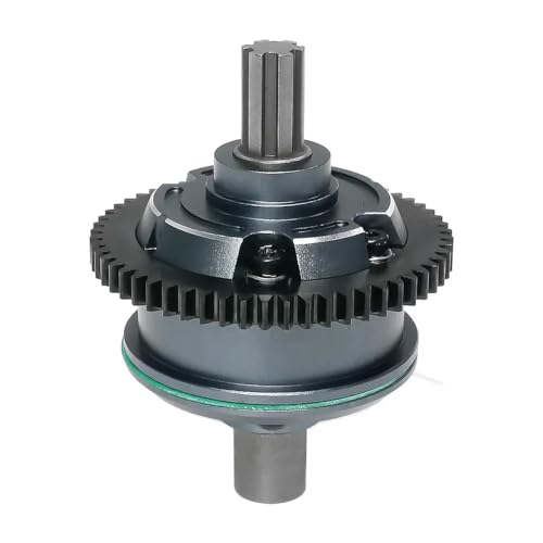 ZJNWTVUH 57T Metal Center Differential ARA311165 kompatibel mit 1/10 Ausgestoßener 4S V2 und 1/8 Mojave 4S Upgrade -Teilezubehör(Titanium) von ZJNWTVUH