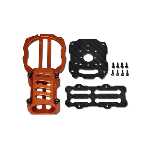 ZJNWTVUH CNC Aluminium Motorhalterung Sitz 25mm Kompatibel mit DIY RC Drone Multicopter in Schwarz Orange kompatibel mit TL9602 TL9603(TL9602) von ZJNWTVUH