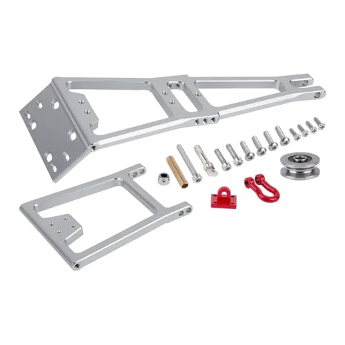 ZJNWTVUH CNC-Aluminium-RC-Winde und Kranarmzerstörer Kompatibel mit 1/10 Raupenfahrzeuge, kompatibel mit Chassis(B Tow Truck Kit) von ZJNWTVUH