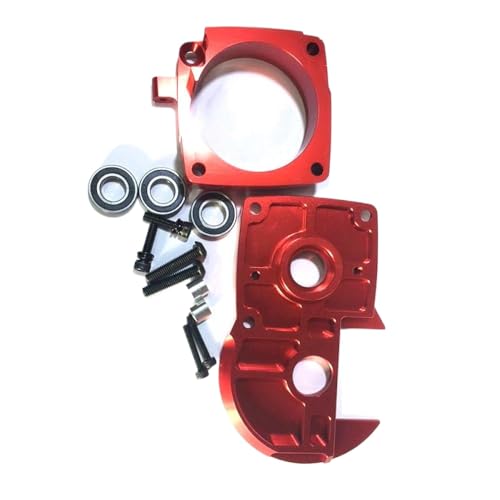 ZJNWTVUH CNC Metal Quick Release Clutch Bell Support Frame Set kompatibel mit 1/5 -Skala -RC -Gas -Cars -Teilen mit 1/5 -Skala(Red) von ZJNWTVUH