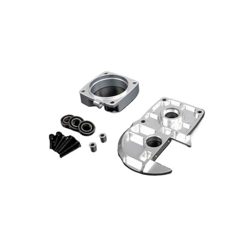 ZJNWTVUH CNC Metal Quick Release Clutch Bell Support Frame Set kompatibel mit 1/5 -Skala -RC -Gas -Cars -Teilen mit 1/5 -Skala(Silver) von ZJNWTVUH