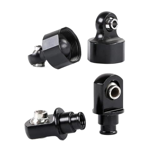 ZJNWTVUH CNC Metall 8mm obere oder untere Stützarm -Upgrade Kompatibel mit Stoßdämpfer kompatibel mit 1/5 RC -Gasautos wie Rofun Rovan KM 5B 5T 5SC(Upper Lower Black) von ZJNWTVUH