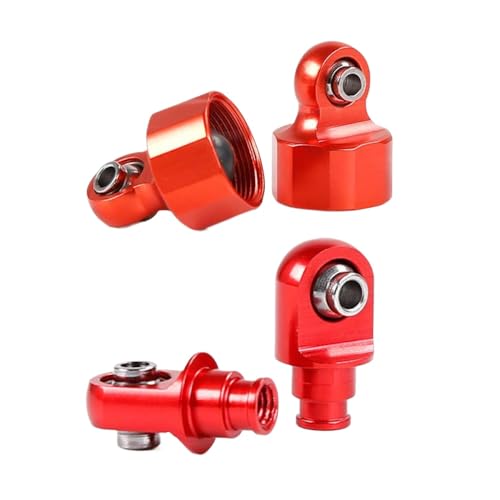 ZJNWTVUH CNC Metall 8mm obere oder untere Stützarm -Upgrade Kompatibel mit Stoßdämpfer kompatibel mit 1/5 RC -Gasautos wie Rofun Rovan KM 5B 5T 5SC(Upper Lower Red) von ZJNWTVUH