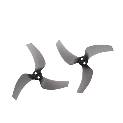 ZJNWTVUH Kompatibilität Kompatible Propeller Kompatibel mit FPV Miniwhoops 76,2 mm Doppelmotorkonfiguration Kompatibel mit Avata-Serie 8CW 8CCW-Paaren verfügbar(Clear Gray 8pairs) von ZJNWTVUH