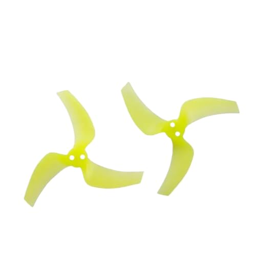 ZJNWTVUH Kompatibilität Kompatible Propeller Kompatibel mit FPV Miniwhoops 76,2 mm Doppelmotorkonfiguration Kompatibel mit Avata-Serie 8CW 8CCW-Paaren verfügbar(Neon Yell 8pairs) von ZJNWTVUH