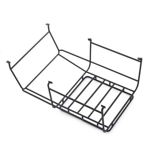 ZJNWTVUH Metallrohrrahmen-Dachträger-Überrollkäfig-Set, kompatibel mit RC-Raupenfahrzeugen im Maßstab 1:10, Gelande II-Kits und Hartkörper von ZJNWTVUH
