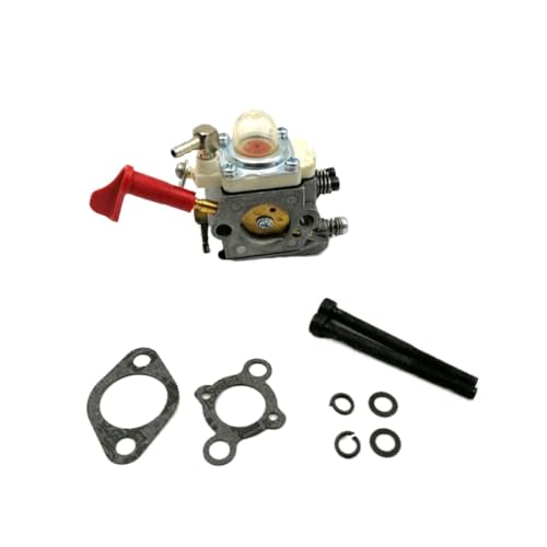 ZJNWTVUH RC Carburetor Kompatibel mit 23cc 26cc 29cc 30,5cc 32cc 36cc 45cc 58cc Engines kompatibel mit 1/5 -Skala -Autos aus verschiedenen Marken(Red Hander) von ZJNWTVUH