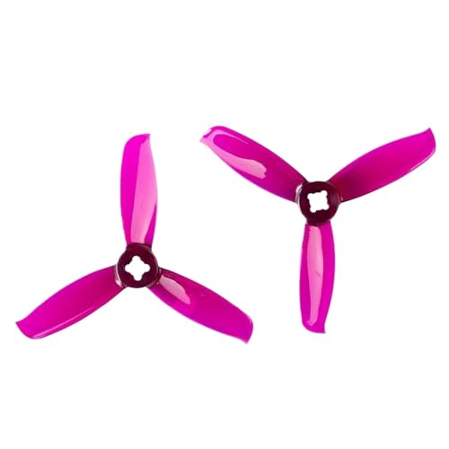 ZJNWTVUH Racing Drone Propeller 3 Zoll 3- CW CCW kompatibel mit Freestyle FPV 20 Stück 10 Paar(Purple) von ZJNWTVUH