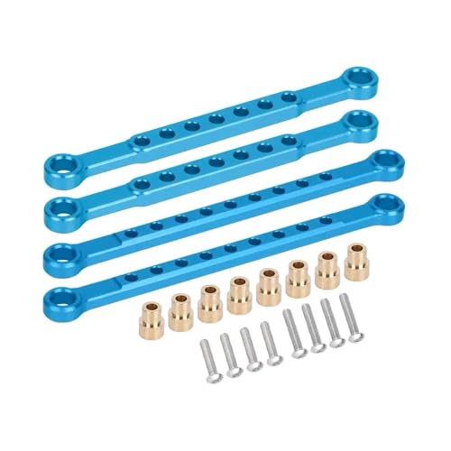 ZJNWTVUH Stabilisator-Set aus Aluminium vorne und hinten in Schwarz, Titanblau, Kompatibel mit Allradantrieb, kompatibel mit 4x4 BL-2S-Teilen(Blue) von ZJNWTVUH