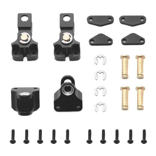 ZJNWTVUH Stahlhebel -Lug -Set Kompatibel mit 1/14 Skala RC -Anhänger -Anhängermodell kompatibel mit Suspensionsblattfeder -Stoßdämpfer -Upgrade -Teile(C) von ZJNWTVUH