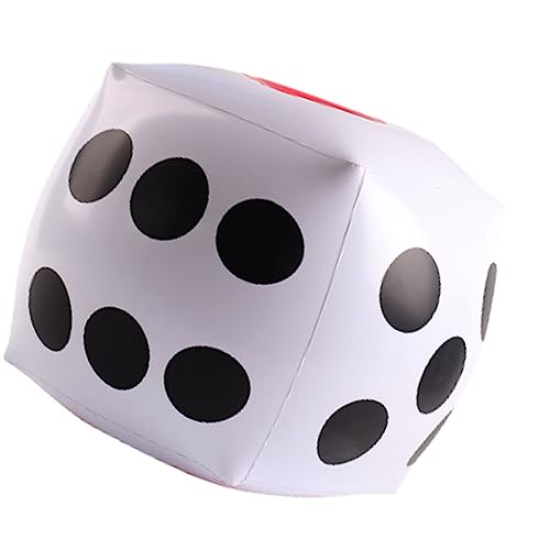 15in Jumbo Aufblasbare Würfel, Aufblasbares Würfelspielzeug mit Plug, PVC Fun Dice Water Game Toy für Outdoor, Breites Spiel, Clubaktivitäten von ZJchao