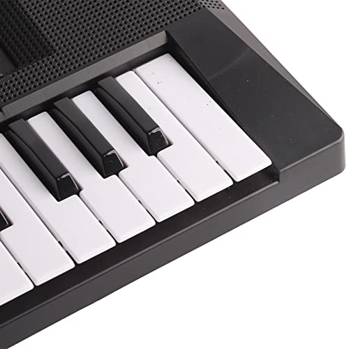 37 Tasten Elektrische Tastatur Kinder Musikinstrument Spielzeug Mikrofon Aufnahmefunktion Schwarz weiß von ZJchao