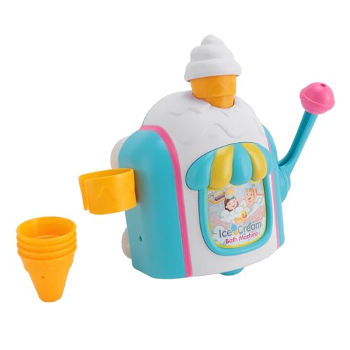 Badspielzeug, Bubble Ice Cream Maker Bad Spielzeug Spielzeug Baby Bad Spielzeug Badezimmer Kuchenhersteller Spielzeug mit Blasen Badeset Set für Kleinkind von ZJchao