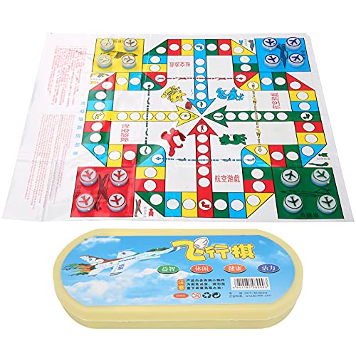 Brettspiele für Family Night Brettspiel und Chinesische Checkers Fliegen Schachplastikflüge mit Oval Box Parent Child Family Party Brettspiel von ZJchao