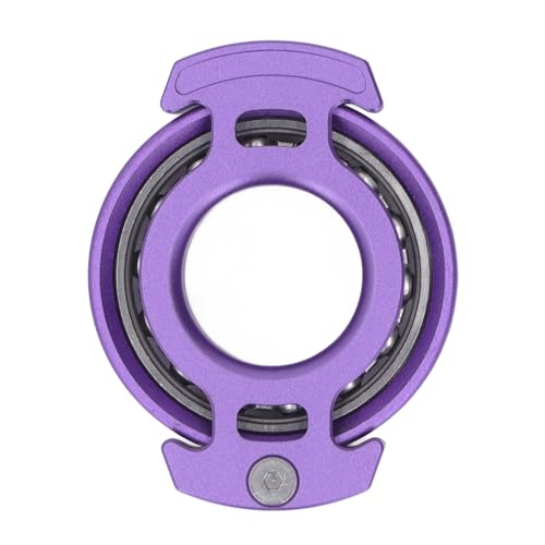 Fingerspitzen-Gyroskop, Metallring, Dekompressionsspielzeug, Stressabbau für und Erwachsene (Purple) von ZJchao