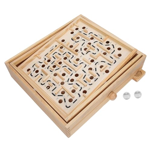 Hölzernes Labyrinth-Puzzle-Spielzeug, Pädagogisches Koordinationsspiel für, Erwachsene, ältere Menschen von ZJchao