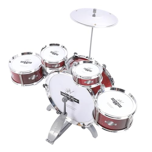 Kids Jazz Set Toy 5 Drums Percussion Musical Instrumente für Kleinkinder von ZJchao