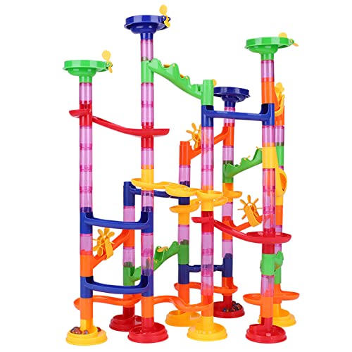 Marmorspiel, Marble Run Set Building Blocks Glass Murble Marmor Marbles Spiel Bausteine ​​Spielzeug für 3 Jahre Alte Weihnachten von ZJchao