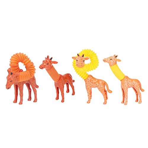 Pop Tubes Giraffe Fidget Toy Drehbares Stressabbau-Lernspielzeug für 3-5-Jährige von ZJchao