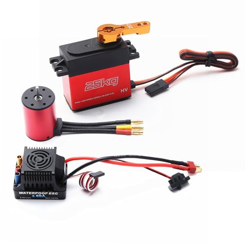 RC-Bürstenloser Motor mit 3100KV Bürstenlosem Motor 25KG Digital-Servo für RC-Car (4300) von ZJchao