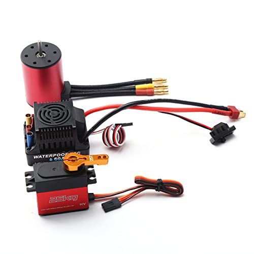 RC-Bürstenloser Motor mit 3100KV Bürstenlosem Motor 25KG Digital-Servo für RC-Car (5200) von ZJchao