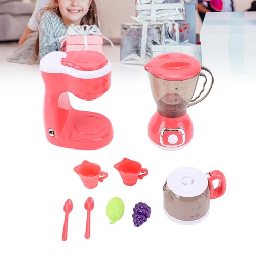 Spielzeugküchenzubehör, Kinder Spielen Küchenzubehör Spielzeug Set Kinder Kaffee Spielzeugmixer mit Kaffeemaschine und Mixer für Küchengeräte Spielzeugset Spielzeugset von ZJchao