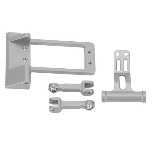 ZJchao 1/10 RC Servo Mount Hydrauliklenkungskit Aluminiumlegierung für SCX10 III AR45P RC -Auto (Ti-Farbe) von ZJchao