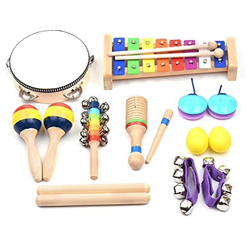 ZJchao Bunte Kinder -Musikinstrumente Setzen Pädagogische Percussion -Spielzeug für Kleinkinder Kinder Vorschule Spaß ZJchao Bunte Kinder -Musikinstrumente Setzen Pädagogische Percussion -Spielzeug für Kleinkinder Kinder Vorschule Spaß von ZJchao
