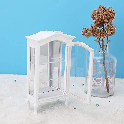ZJchao Dollhouse-Buchhandlung, Miniaturpuppenhaus-Displayschrank Sammler Showcase 1:12 Skala White Wood 3-Layer Dollhouse Möbelschelf für Dollhouse Dekoration und Anzeige ZJchao Dollhouse-Buchhandlung, Miniaturpuppenhaus-Displayschrank Sammler Showcase 1:12 Skala White Wood 3-Layer Dollhouse Möbelschelf für Dollhouse Dekoration und Anzeige von ZJchao