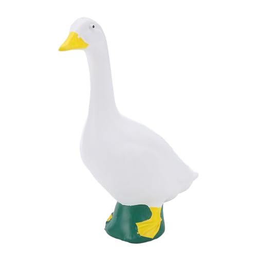 ZJchao Gänsestatue -Harz, Gänsefigur Weiße Verzierung 12 X 18 cm Eleganter Wohnkultur für Garten Veranda mit Glänzendem Finish ZJchao Gänsestatue -Harz, Gänsefigur Weiße Verzierung 12 X 18 cm Eleganter Wohnkultur für Garten Veranda mit Glänzendem Finish von ZJchao