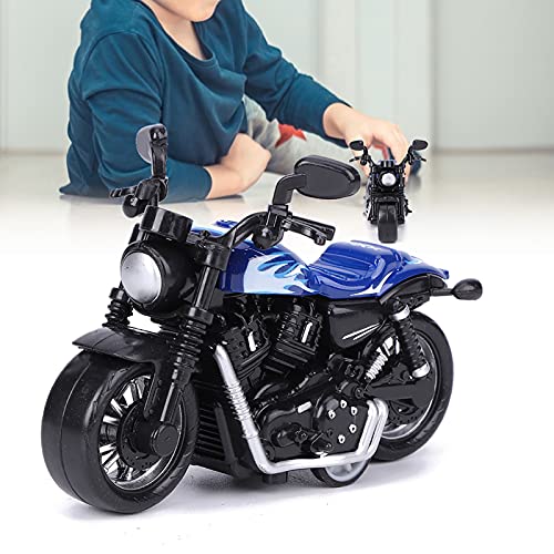 ZJchao Legierung Motorrad Spielzeug Modell Sehr Realistische Kind Zurückziehen Fahrzeug Spielzeug (Blue) von ZJchao