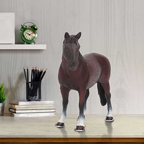 ZJchao Pferdespielzeug, Realistische Figuren Spielzeug Figuren Caballos de Juguete para Niños Horse Farm Tier Figuren Modell Frühes Kognitives Spielzeug für (Ross) von ZJchao