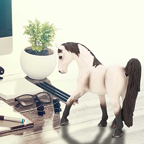 ZJchao Pferdespielzeug, Realistische Pferdefiguren Spielzeug Figuren Caballos de Juguete para Niños Horse Farm Tierfiguren Modell Frühes Kognitives Spielzeug für (#1) von ZJchao