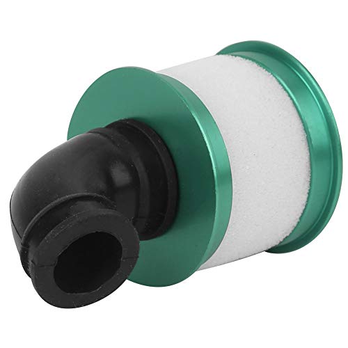 ZJchao RC-Luftfilter, Filtermonster 1/10 Luftfilterreiniger Aluminiumlegierung Luftfilter Universal Teile für HSP 94188 94122 Ölmotor Fernbedienungsteuerauto Geeignet (Green) von ZJchao