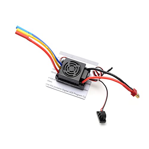 ZJchao Rc-Controller, Elektrischer Geschwindigkeitsregler 60A Bürstenloses ESC-RC-Auto von ZJchao