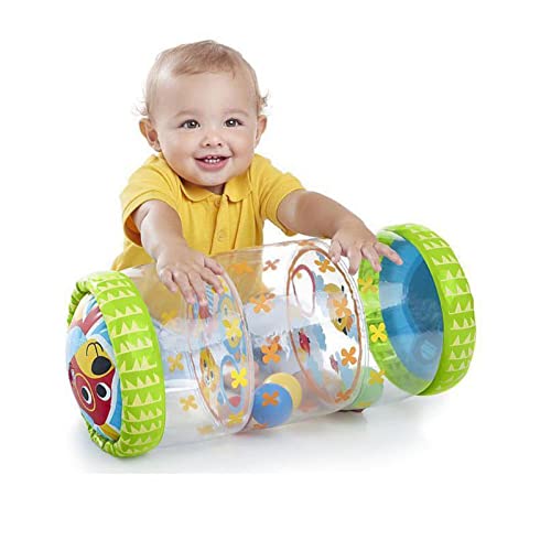ZJchao Säugling in Aufblasbare Roller Frühentwicklung Krabbeln Spielzeugentwicklungsrolle Übung Roller mit Bällen und Glocken für Babys 3 Monate Bis 3 Jahre Alt ZJchao Säugling in Aufblasbare Roller Frühentwicklung Krabbeln Spielzeugentwicklungsrolle Übung Roller mit Bällen und Glocken für Babys 3 Monate Bis 3 Jahre Alt von ZJchao
