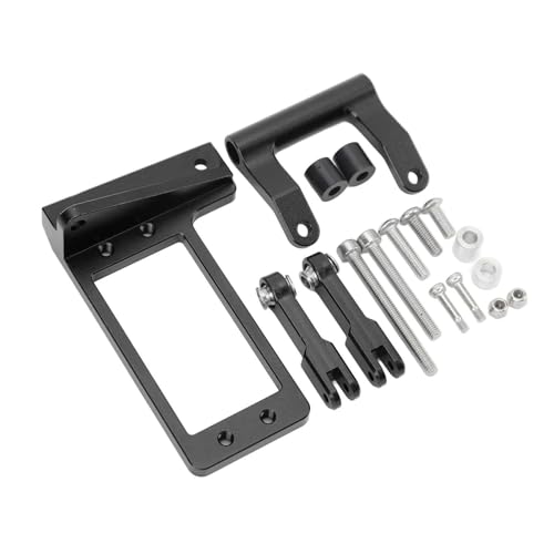 ZJchao Servo Mount, RC Servo Mount Kit Hydraulikstange Servo Montagehalterung Set Hydraulikstange und Lenksservo -Mount 1/10 Aluminiumlegierung Lenkstange für Capra 1/10 von ZJchao