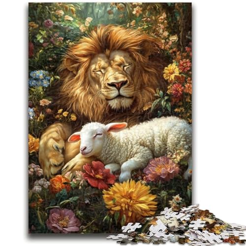 Puzzles für Erwachsene und Jugendliche, Puzzle „Löwenkunst“, Quizspiel zur Stärkung der Liebe zwischen Paaren für Kinder ab 14 Jahren, 26x38cm Puzzles für Erwachsene und Jugendliche, Puzzle „Löwenkunst“, Quizspiel zur Stärkung der Liebe zwischen Paaren für Kinder ab 14 Jahren, 26x38cm von ZKYUBEK