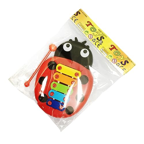 Xylophon, Handklopfen Klavier Kinder Klopfen Musikinstrument Handwerk Spielset Baby Lernspielzeug (OPP-Beutelverpackung) von ZLXHDL