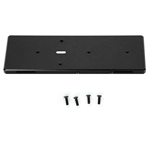 ZLXHDL RC Car Battery Tray, Aluminum Alloy Battery Tray with Screw Replacement Accessory Compatible for RGT EX86100 1/10 RC Car (Black) von ZLXHDL